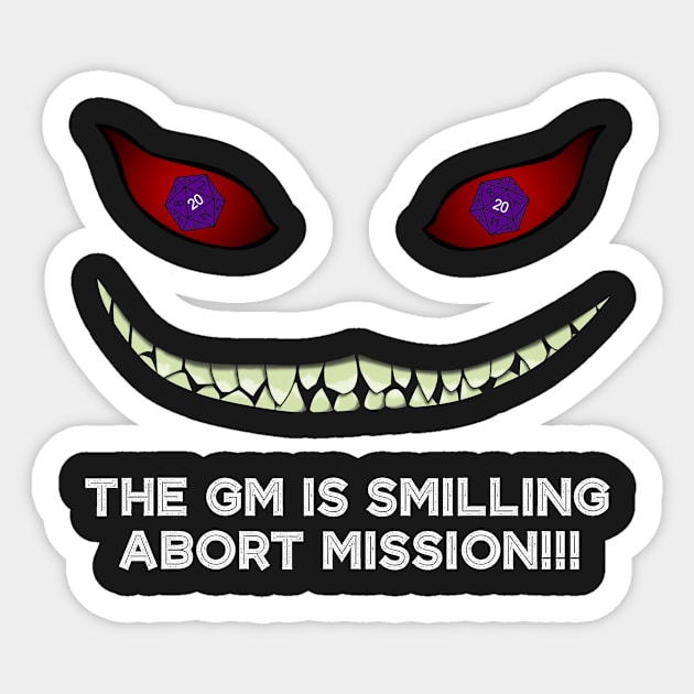 The GM is Smilling Sticker by oyshopping